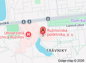 mapa Očná ambulancia