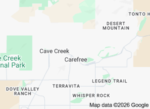 Carefree, Arizona from Google Maps