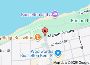 Map of The Equinox, Busselton. Click for larger map