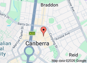 Map of The Chairman and Yip, Canberra - click for a larger map