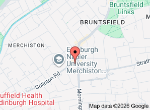 Google Map showing location of George Hardie and Sons 9 Colinton Road Edinburgh