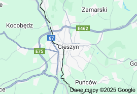 Mapa Cieszyna Mapa Cieszyna