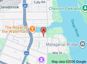Map of Toast, East Perth - click for larger map