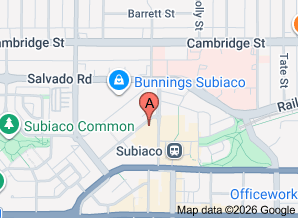 Map of Station St Markets, Subiaco - click for larger map
