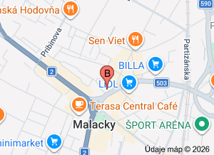 mapa Optické centrum EVERGREEN, spol. s r.o.