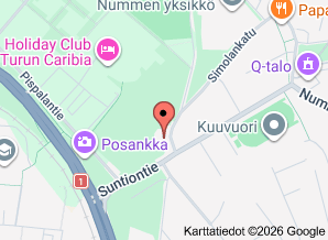 Google Kartta kuva Kaarinan VPK:n sijainnista