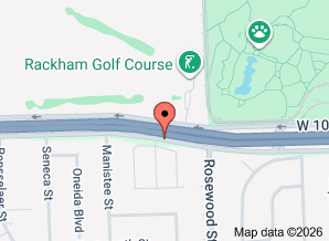 Map of Rackham Golf Course