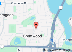 Map of Riley's Wood Fired Cafe, Brentwood - click for larger map