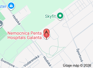 mapa Neštátna očná ambulancia