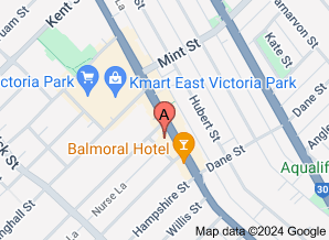 Map of Crumpet, East Victoria Park - click to view larger map