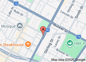 Map of P'tite Ardoise Bistro, Highgate - click for larger map