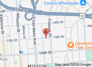 Map to 28 Oct 2011 7pm SFCurators Salon @ Madrone Studios 1417 15th San Francisco 94103