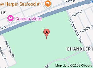 Map of Chandler Park Golf Course
