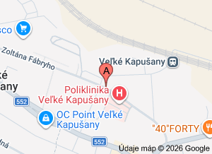 mapa Očná ambulancia a optika