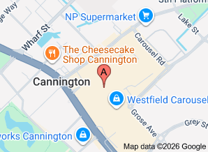 Map of Westfield Carousel, Cannington - click for larger map