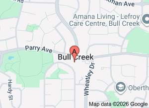 Map of Bull Creek Hawker, Bull Creek - click for larger map