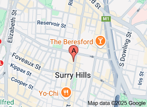 Map of bills, Surry Hills. Click for larger map