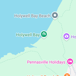 Map Of Holywell Bay Cornwall Holywell Bay Map | Cornwall Beaches