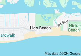 Map of Lido Beach