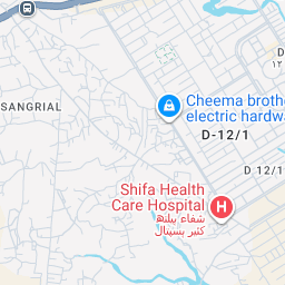 Balawara Shareef Map Location D-12 Islamabad Map • Seerab