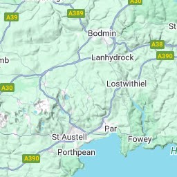 Map Of St Austell Area St Austell Town Map | Cornwall Guide