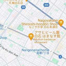 販売店までの地図 北海道新聞三宮販売所