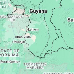 Guyana Volcanoes And Recent Earthquakes Interactive Map Volcanodiscovery