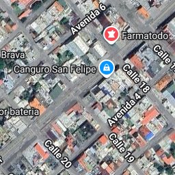 Vista satelital de Liceo Fernando Ramírez