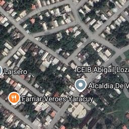 Vista satelital de Escuela Básica / Unidad Educativa Abigail Lozano